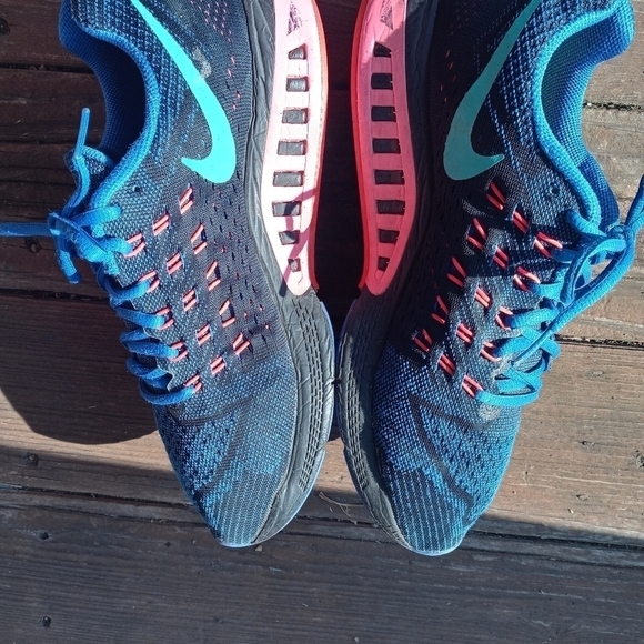 Men's Nike Zoom Structure 18 athletic shoes blue, - Picture 7 of 9